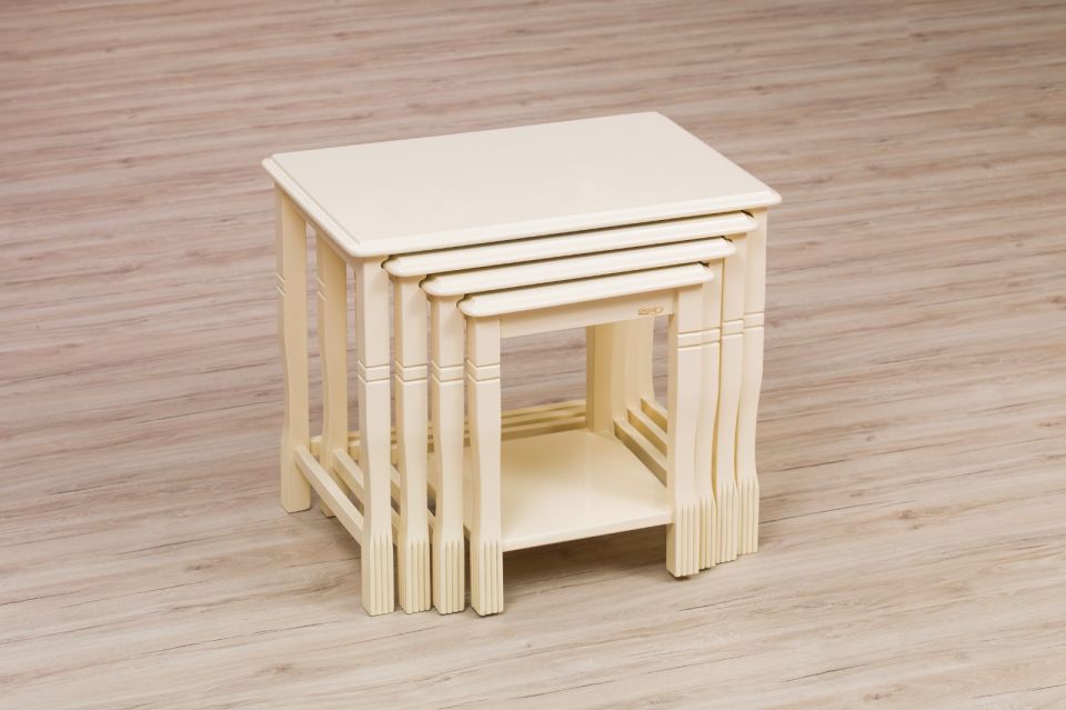 ASLAN KREM ZİGON SEHPA