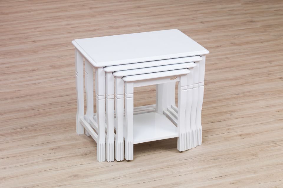 ASLAN BEYAZ ZİGON SEHPA