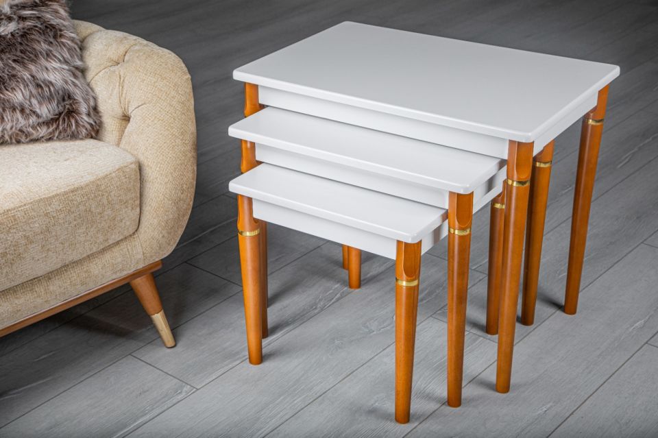 ERCE BEYAZ - CEVİZ ZİGON SEHPA