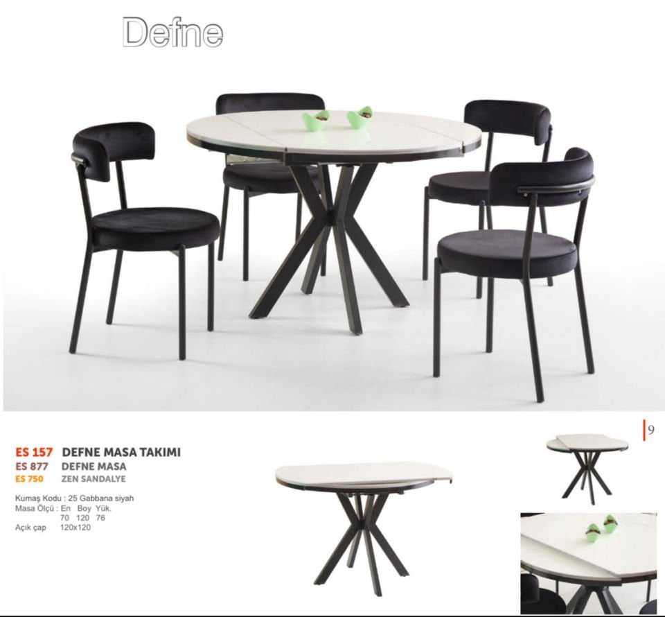 OLİVYA MASA ZEN SANDALYE