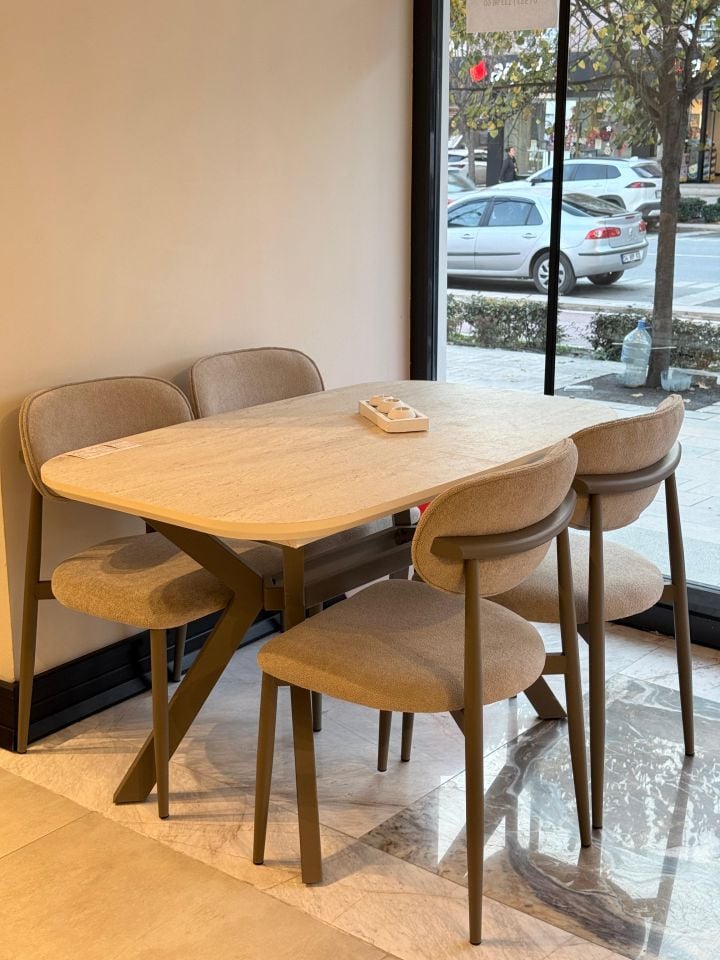 VALENTİNO 80*130 TRAVERTEN LİZA SANDALYE